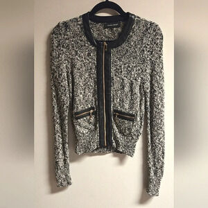 C - Ivanka Trump zip up cardigan